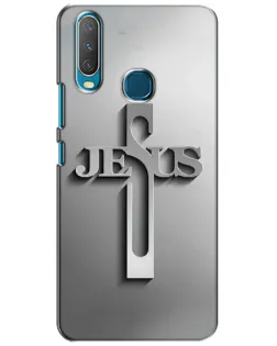 Чехол для Vivo Y15 с картинкой «Металлический крест Jesus» Чехол для Vivo Y15 с картинкой «Металлический крест Jesus»