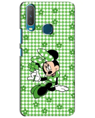 Чехол для Vivo Y15 с картинкой «Mickey в клетку»