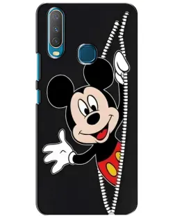 Чехол для Vivo Y15 с картинкой «Микки раздвигает стены»