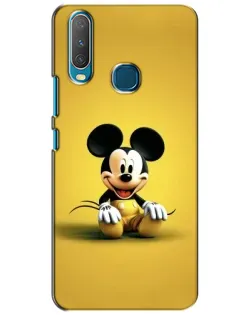 Чехол для Vivo Y15 с картинкой «Микки на желтом»