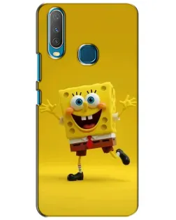 Чехол для Vivo Y15 с картинкой «Позитивный Губка Боб»