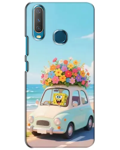 Чехол для Vivo Y15 с картинкой «Автомобильное путешествие»