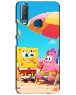 Чехол для Vivo Y15 с картинкой «Отдых на пляже»
