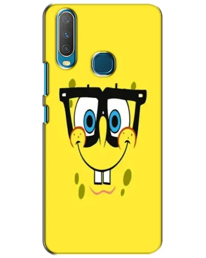 Чехол для Vivo Y15 с картинкой «Минималистичный Спанч Боб» Чехол для Vivo Y15 с картинкой «Минималистичный Спанч Боб»