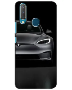 Чехол для Vivo Y15 с картинкой «Tesla Model S Look»