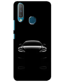 Чехол для Vivo Y15 с картинкой «Силуэт Tesla Night»