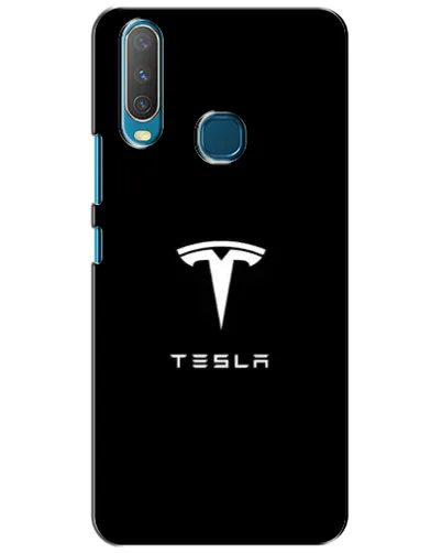 Чехол для Vivo Y15 с картинкой «Tesla White Logo» Чехол для Vivo Y15 с картинкой «Tesla White Logo»