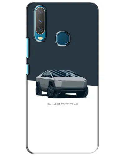 Чехол для Vivo Y15 с картинкой «Серебристый Cybertruck Tesla» Чехол для Vivo Y15 с картинкой «Серебристый Cybertruck Tesla»