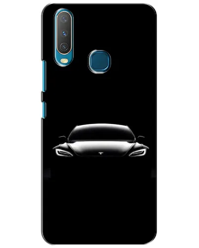 Чехол для Vivo Y15 с картинкой «Фары Tesla Night» Чехол для Vivo Y15 с картинкой «Фары Tesla Night»