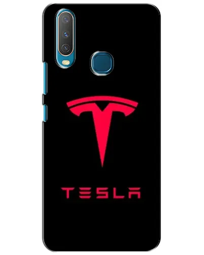 Чехол для Vivo Y15 с картинкой «Tesla Red Logo» Чехол для Vivo Y15 с картинкой «Tesla Red Logo»