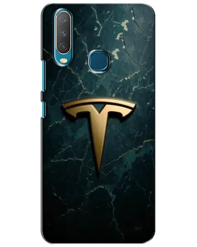 Чехол для Vivo Y15 с картинкой «Мраморная Tesla Gold» Чехол для Vivo Y15 с картинкой «Мраморная Tesla Gold»