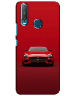 Чехол для Vivo Y15 с картинкой «Красный Mercedes AMG»