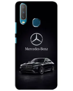 Чехол для Vivo Y15 с картинкой «Mercedes — решетка радиатора»