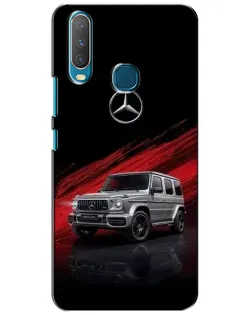 Чехол для Vivo Y15 с картинкой «Mercedes G-Class красный»
