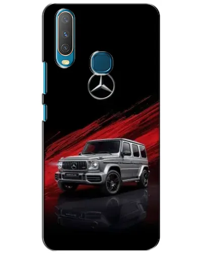 Чехол для Vivo Y15 с картинкой «Mercedes G-Class красный»