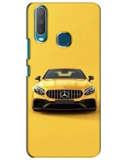 Чехол для Vivo Y15 с картинкой «Желтый Mercedes GT»