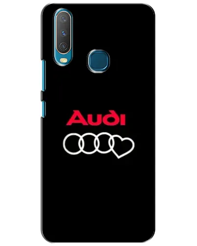 Чехол для Vivo Y15 с картинкой «Логотип Audi Heart»