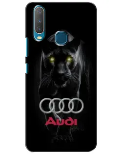 Чехол для Vivo Y15 с картинкой «Пантера и Audi»
