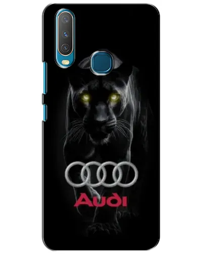 Чехол для Vivo Y15 с картинкой «Пантера и Audi»