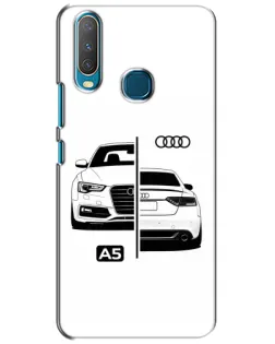 Чехол для Vivo Y15 с картинкой «Audi — контрастный дизайн»