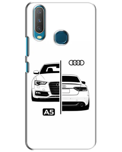 Чехол для Vivo Y15 с картинкой «Audi — контрастный дизайн»