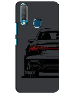 Чехол для Vivo Y15 с картинкой «Задняя часть Audi — арт»
