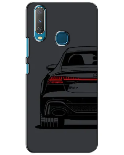 Чехол для Vivo Y15 с картинкой «Задняя часть Audi — арт»