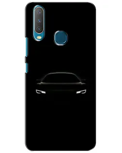 Чехол для Vivo Y15 с картинкой «Взгляд Audi в темноте»
