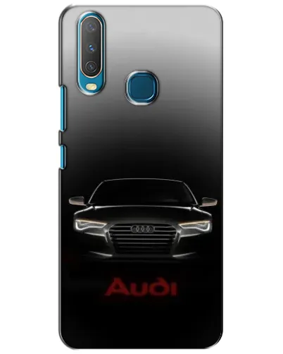 Чехол для Vivo Y15 с картинкой «Audi — градиентный контур»