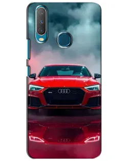 Чехол для Vivo Y15 с картинкой «Audi RS — красный стиль»