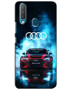 Чехол для Vivo Y15 с картинкой «Audi Sport — неон»