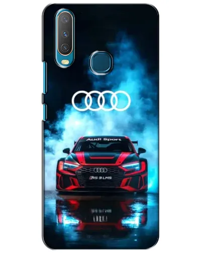 Чехол для Vivo Y15 с картинкой «Audi Sport — неон»