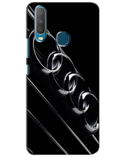 Чехол для Vivo Y15 с картинкой «Audi — абстрактные кольца»