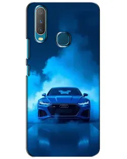 Чехол для Vivo Y15 с картинкой «Audi — голубая энергия»