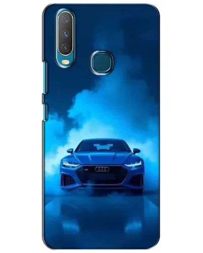 Чехол для Vivo Y15 с картинкой «Audi — голубая энергия»