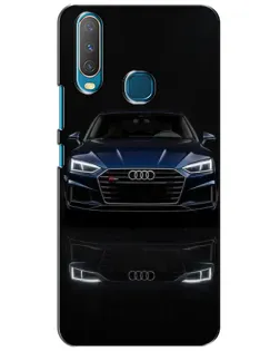 Чехол для Vivo Y15 с картинкой «Audi — ночное отражение»
