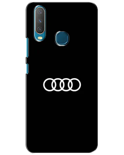 Чехол для Vivo Y15 с картинкой «Audi White Logo»