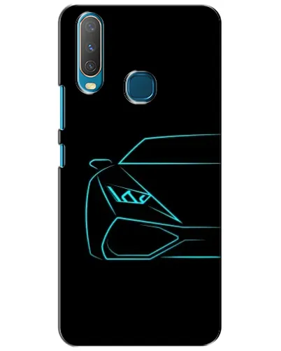 Чехол для Vivo Y15 с картинкой «Голубой силуэт Lamborghini» Чехол для Vivo Y15 с картинкой «Голубой силуэт Lamborghini»