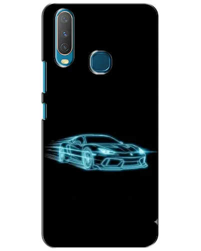 Чехол для Vivo Y15 с картинкой «Неоновый контур Lamborghini» Чехол для Vivo Y15 с картинкой «Неоновый контур Lamborghini»