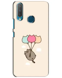 Чехол для Vivo Y15 с картинкой «Пушин на шариках» Чехол для Vivo Y15 с картинкой «Пушин на шариках»