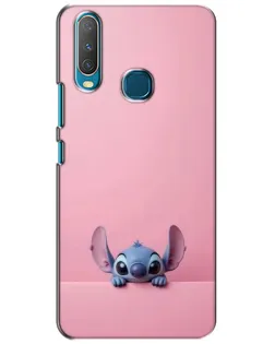 Чехол для Vivo Y15 с картинкой «Stitch выглядывает»