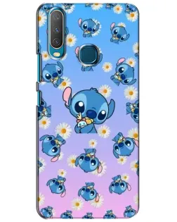 Чехол для Vivo Y15 с картинкой «Паттерн со Стичем»