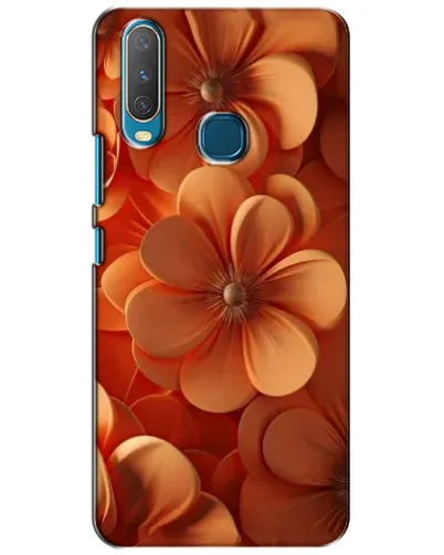 Чехол для Vivo Y15 с картинкой «Оранжевый макро цветок» Чехол для Vivo Y15 с картинкой «Оранжевый макро цветок»