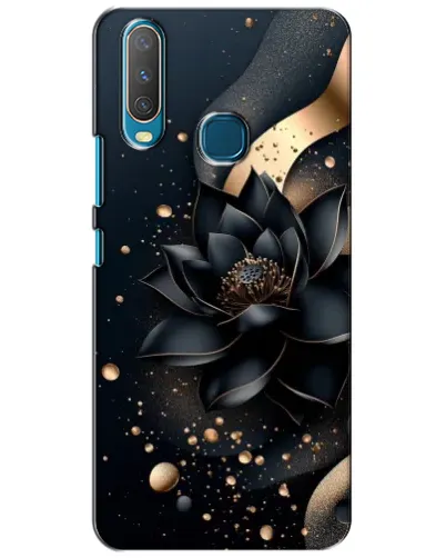Чехол для Vivo Y15 с картинкой «Черный лотос» Чехол для Vivo Y15 с картинкой «Черный лотос»