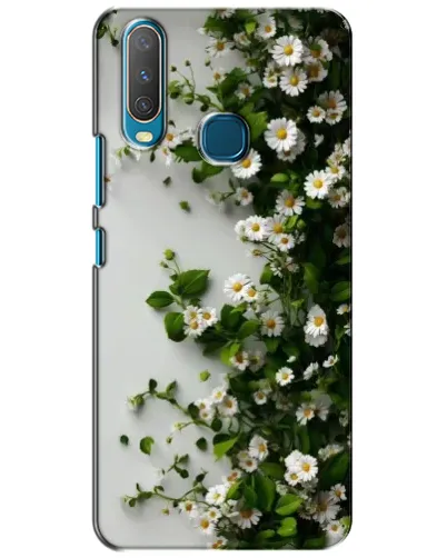Чехол для Vivo Y15 с картинкой «Ветка мелких белых цветов» Чехол для Vivo Y15 с картинкой «Ветка мелких белых цветов»