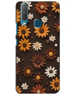 Чехол для Vivo Y15 с картинкой «Узор из маленьких подсолнухов» Чехол для Vivo Y15 с картинкой «Узор из маленьких подсолнухов»