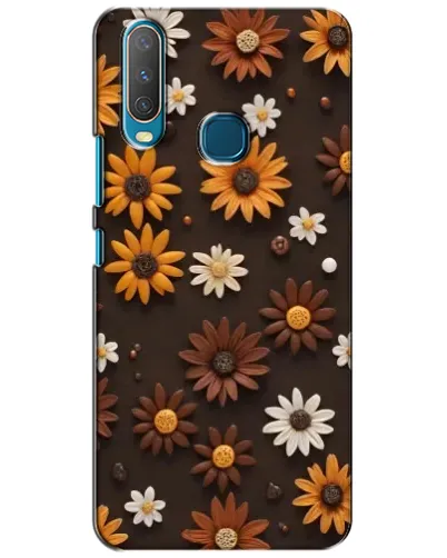 Чехол для Vivo Y15 с картинкой «Узор из маленьких подсолнухов» Чехол для Vivo Y15 с картинкой «Узор из маленьких подсолнухов»