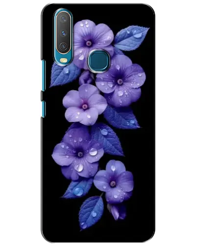 Чехол для Vivo Y15 с картинкой «Фиолетовые цветы с росою» Чехол для Vivo Y15 с картинкой «Фиолетовые цветы с росою»