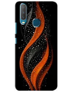 Чехол для Vivo Y15 с картинкой «Огненная звездная волна»