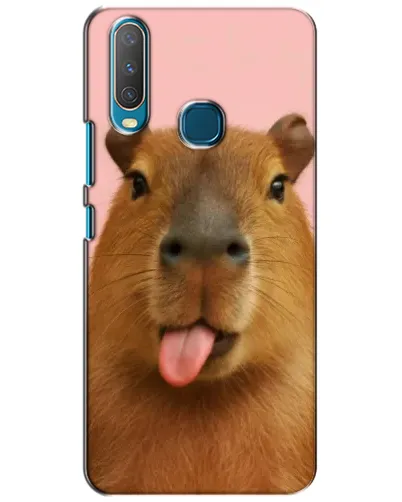 Чехол для Vivo Y15 с картинкой «Капибара с языком» Чехол для Vivo Y15 с картинкой «Капибара с языком»